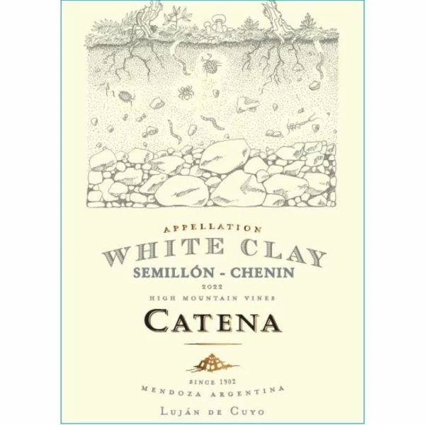 Catena Appellation Lujan De Cuyo White Clay Semillon-Chenin Blanc 2022 4 Catena Appellation Lujan De Cuyo White Clay Semillon-Chenin Blanc 2022 - Image 2