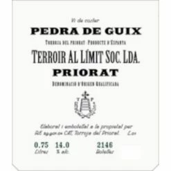 Terroir Al Limit Pedra De Guix 2019 5 Terroir Al Limit Pedra De Guix 2019 -Gaia Sales Store nugv5fcbg3nyoudrhapz
